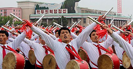 Wielka parada w Pjongjangu