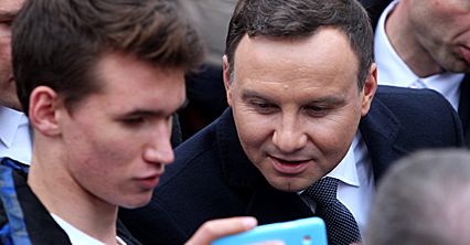 Prezydent Andrzej Duda chętnie rozmawia z internautami