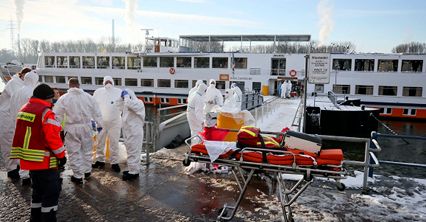 Epidemia na statku wycieczkowym w Niemczech