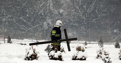 Pożar kościoła w Orzeszu