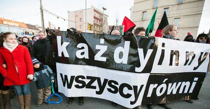 Manifestacje na ulicach Wrocławia