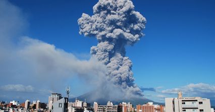 Erupcja wulkanu Sakurajima