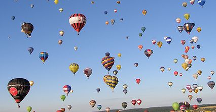 Festiwal balonowy we Francji