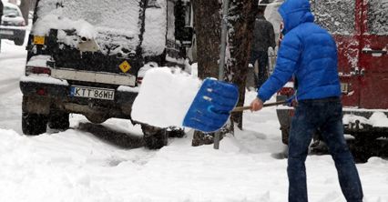 Trudne warunki drogowe w Zakopanem
