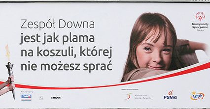Zespół Downa jest jak plama na koszuli, której nie możesz sprać