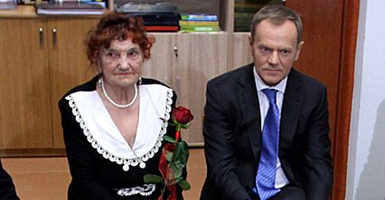 Tusk w Domu Seniora