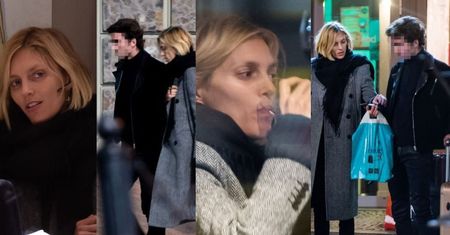 Anja Rubik na randce (?) popija wino i wpatruje się w tajemniczego bruneta (ZDJĘCIA)