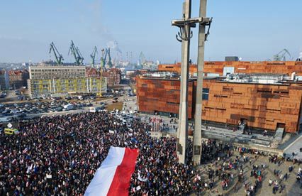 Wiec KOD w Gdańsku w obronie Lecha Wałęsy