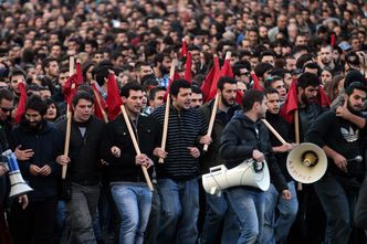 Protesty w Grecji. Rocznica powstania okazją do manifestacji przeciw oszczędnościom