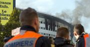 Pożar budynku publicznego radia w Paryżu