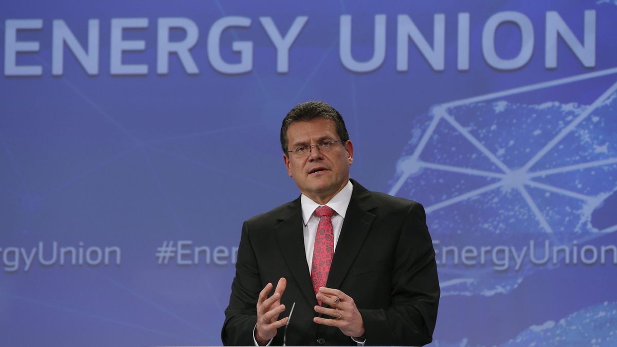 Maros Sefcovic, komisarz unijny ds. energii.