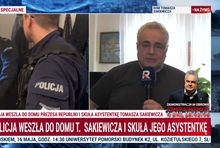 Akcja policji w mieszkaniu prezesa Republiki