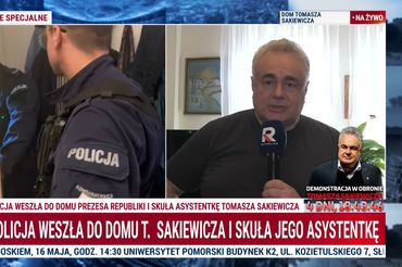 Akcja policji w mieszkaniu prezesa Republiki