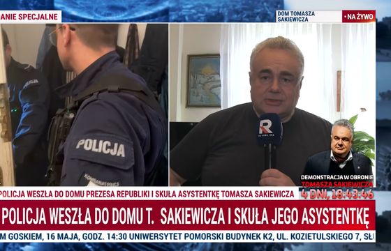Policja w mieszkaniu prezesa Republiki. Zatrzymano asystentkę Sakiewicza