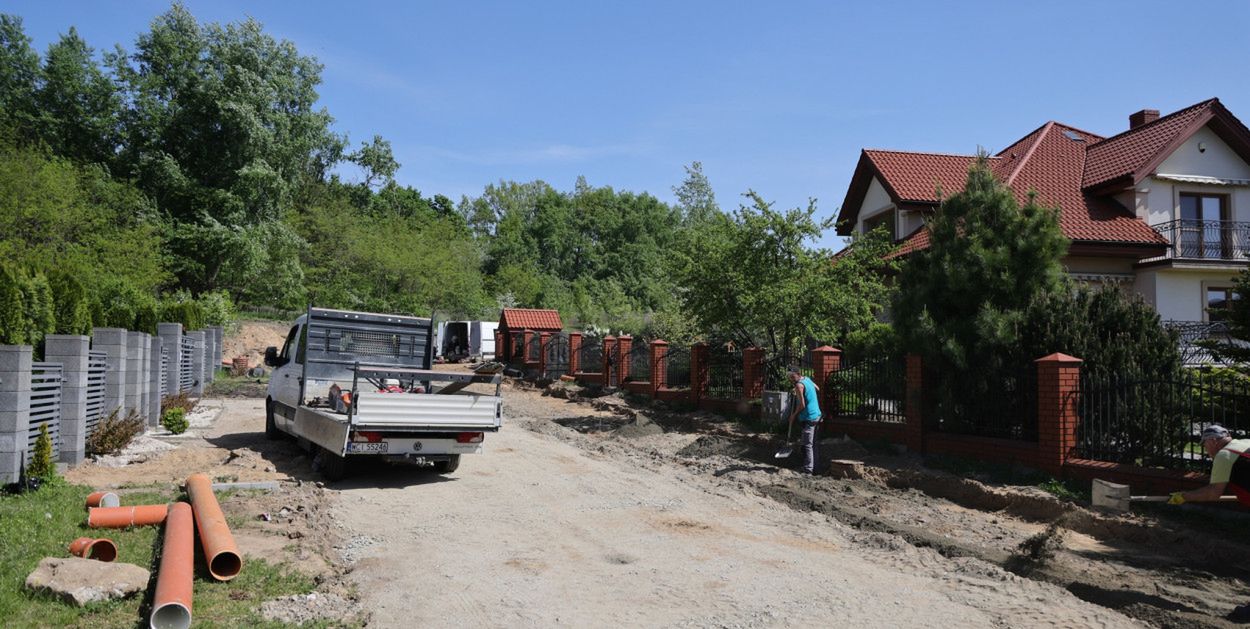 Budowa ul. Podgórze i fragmentu ul. Liściastej w Borowiczkach