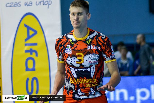 Mikołaj Sarnecki poprowadził MKS Banimex Będzin do wygranej z ZAKSĄ Kędzierzyn-Koźle