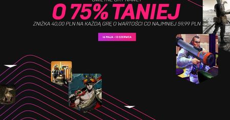 Pierwsza duża wyprzedaż w Epic Games Store - rabaty do 75% + prezenty