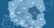 Mapa stulatków. Żeby dożyć, trzeba przeprowadzić się do Torunia lub Gdańska