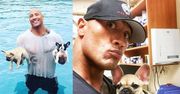 Dwayne Johnson uratował tonące szczeniaki! (FOTO)