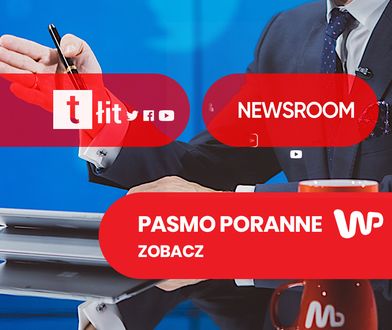 Poranek Wirtualnej Polski. Program "Newsroom"