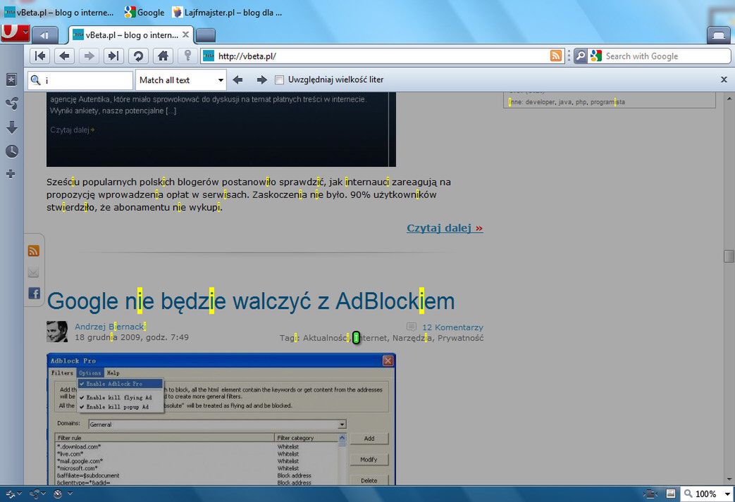 Wyciekła Opera 10.5 Pre-alpha [AKTUALIZACJA] 8