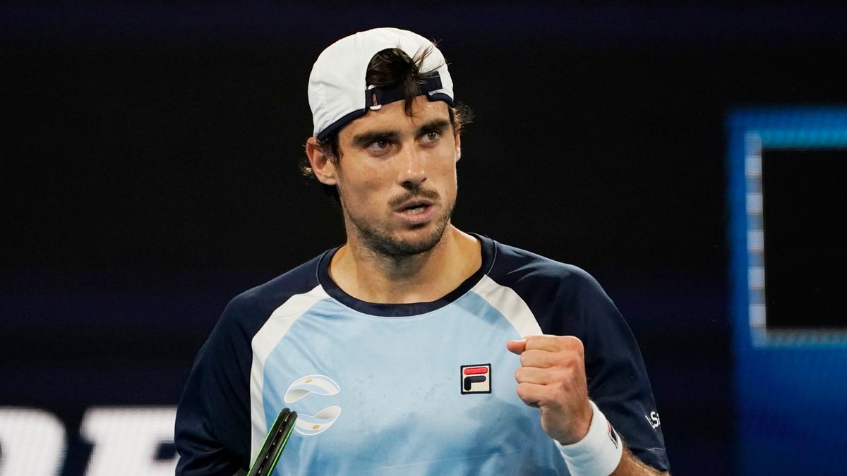 PAP/EPA / MARK EVANS / Na zdjęciu: Guido Pella