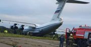 Awaryjne lądowanie rosyjskiego giganta. Nie zmieścił się na pasie