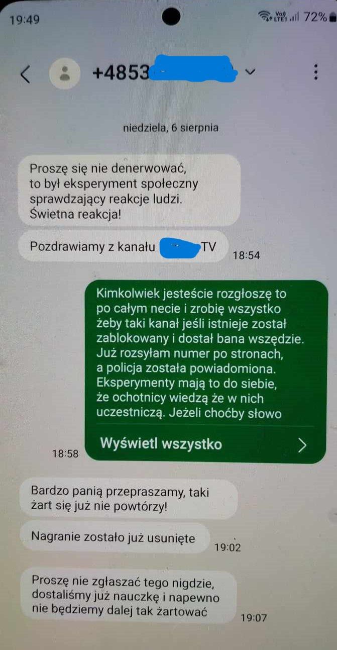 Youtuber zakpił z przemocy domowej