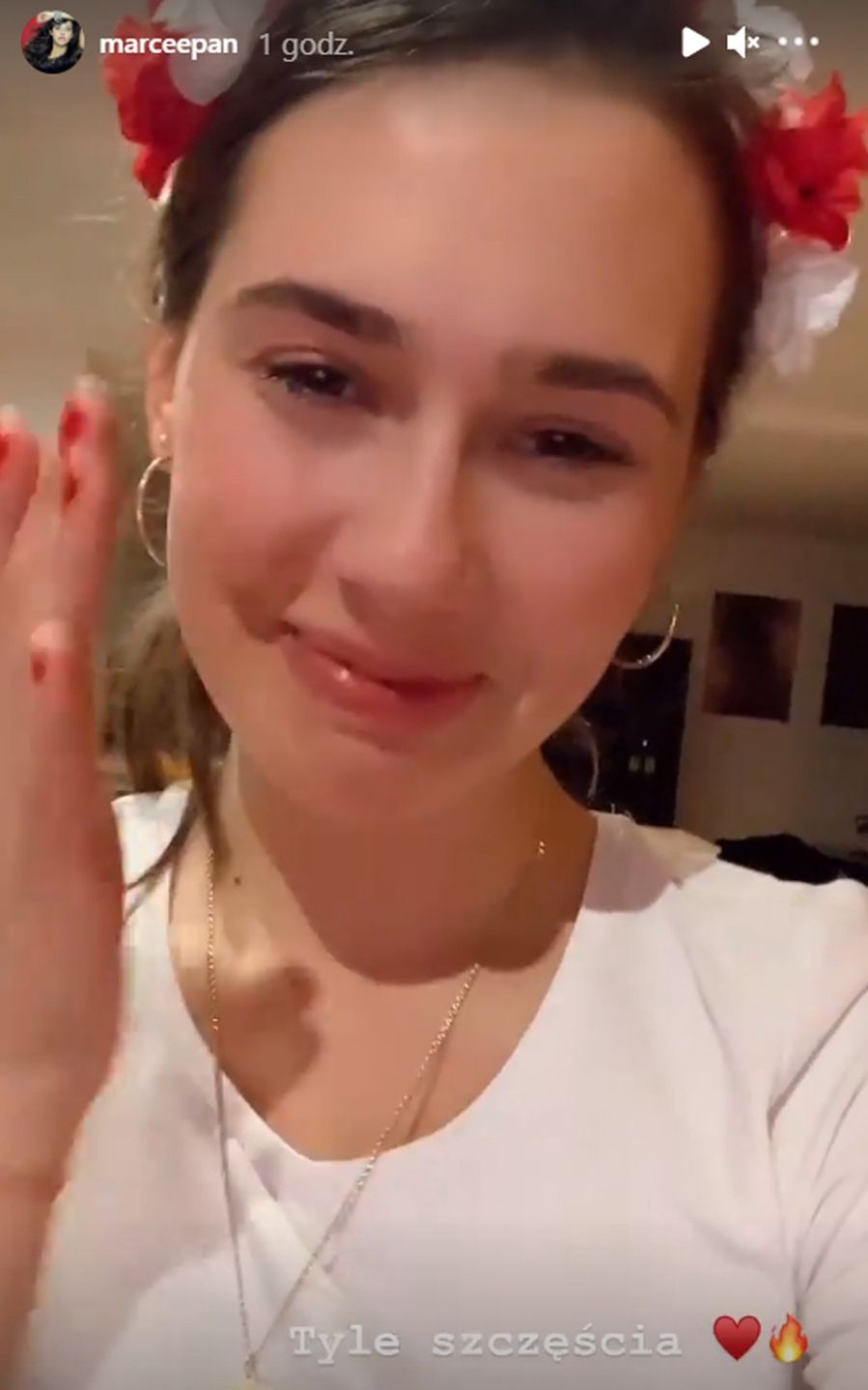 Marcelina Ziętek cieszy się z sukcesu Piotra Żyły