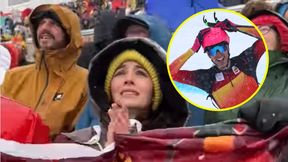 Nagrali znaną aktorkę na igrzyskach. Tak przeżywała historyczną chwilę