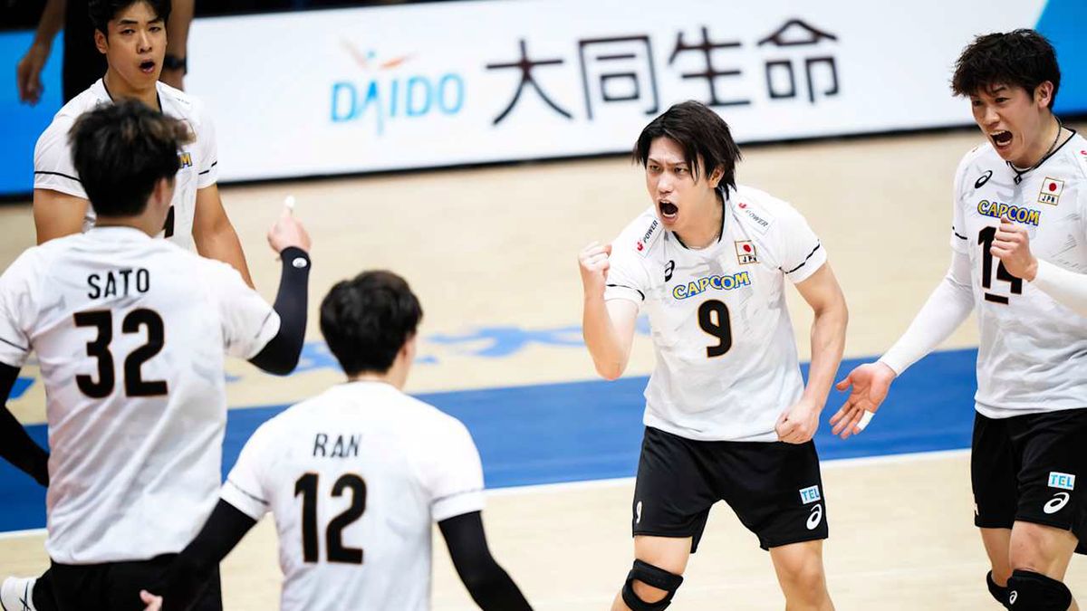 Materiały prasowe / Volleyball World / Na zdjęciu: siatkarze reprezentacji Japonii