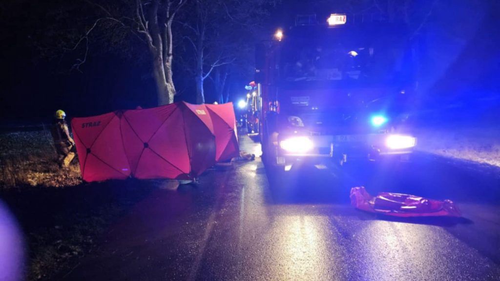 Zdjęcie z miejsca zdarzenia