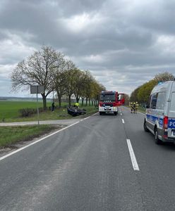 Wypadek na DK32 koło Sulechowa. Jedna osoba ranna, droga zablokowana