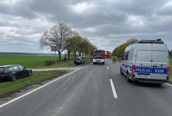 Wypadek na DK32 koło Sulechowa. Jedna osoba ranna, droga zablokowana