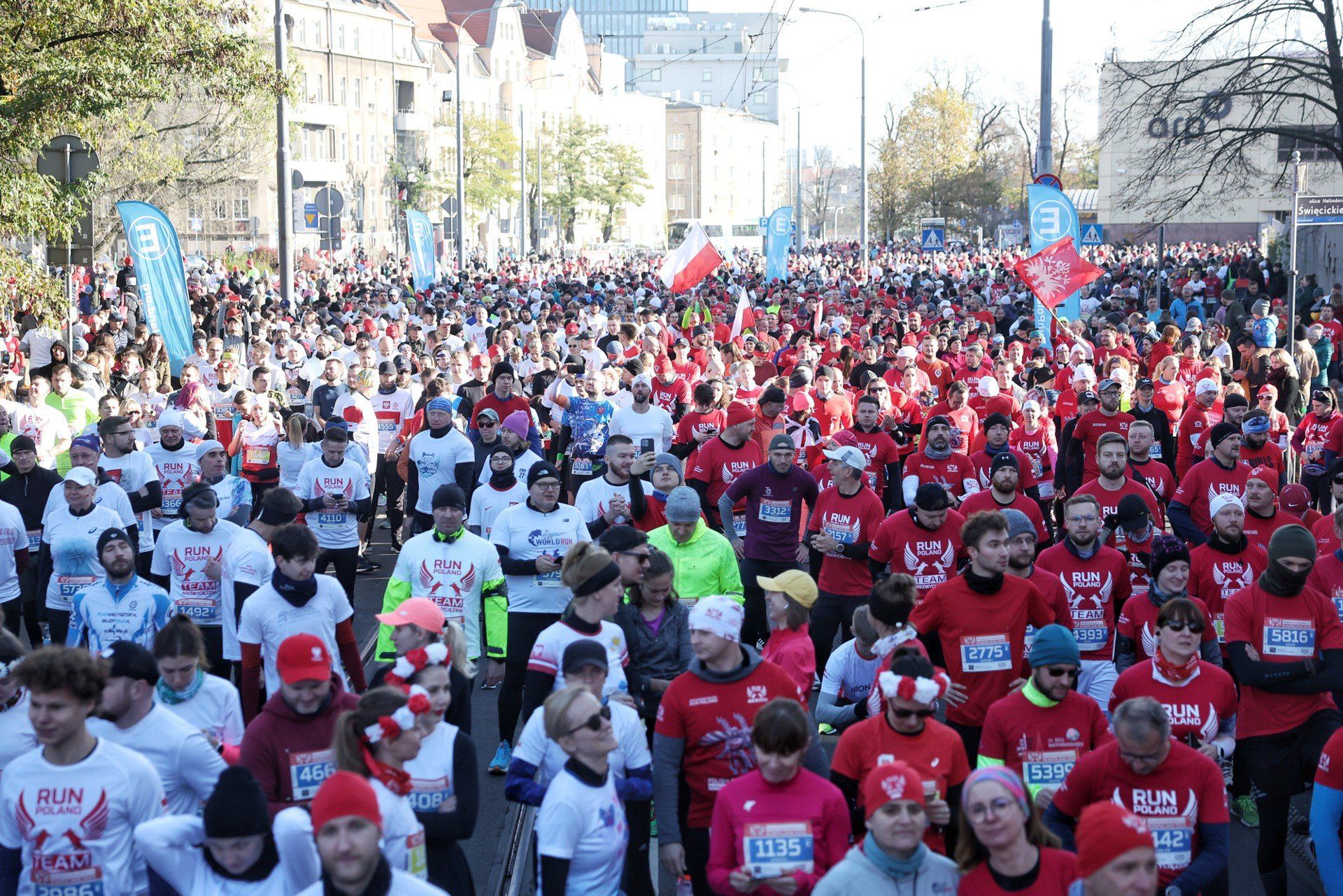Bieg Niepodległości w Poznaniu rok temu i przed trzema laty wygrała niedawna zwyciężczyni poznańskiego maratonu, Izabela Paszkiewicz