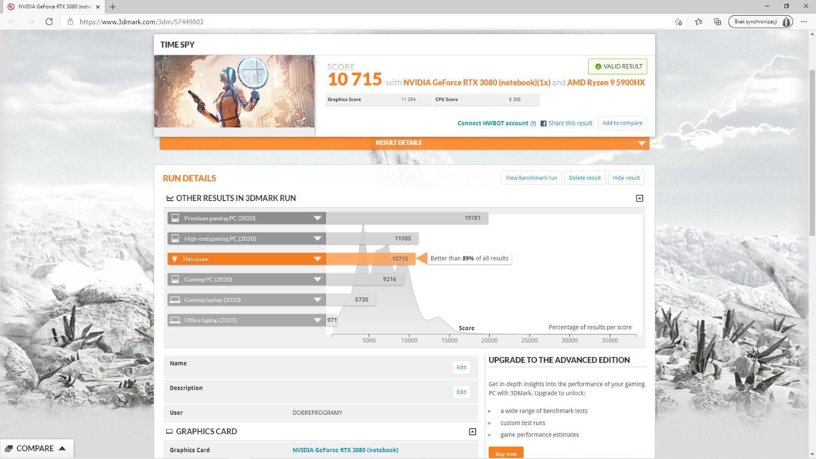 Bestia, nie laptop. Ryzen 9 5900HX i RTX 3080 w notebooku Asus ROG Strix Scar 17 – test 26