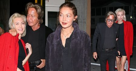Mohamed Hadid maszeruje na kolację z młodszą o 35 lat ukochaną i córką Gigi. Fajna rodzinka? (ZDJĘCIA)