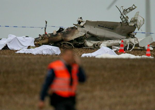 Katastrofa samolotu w Belgii. Nie żyje pilot i 10 spadochroniarzy