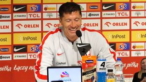 Już po pierwszym pytaniu. Lewandowski aż się zaśmiał