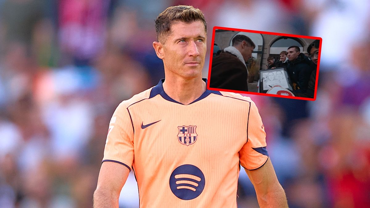 Getty Images / YouTube/Łączy nas piłka / Zaskakujący prezent dla Roberta Lewandowskiego