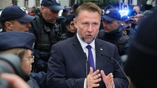 "To jest upadek". Kierwiński o wizycie Nawrockiego w TK