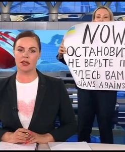 Rosyjska prezenterka protestowała na wizji. Koledzy oskarżyli ją o szpiegostwo