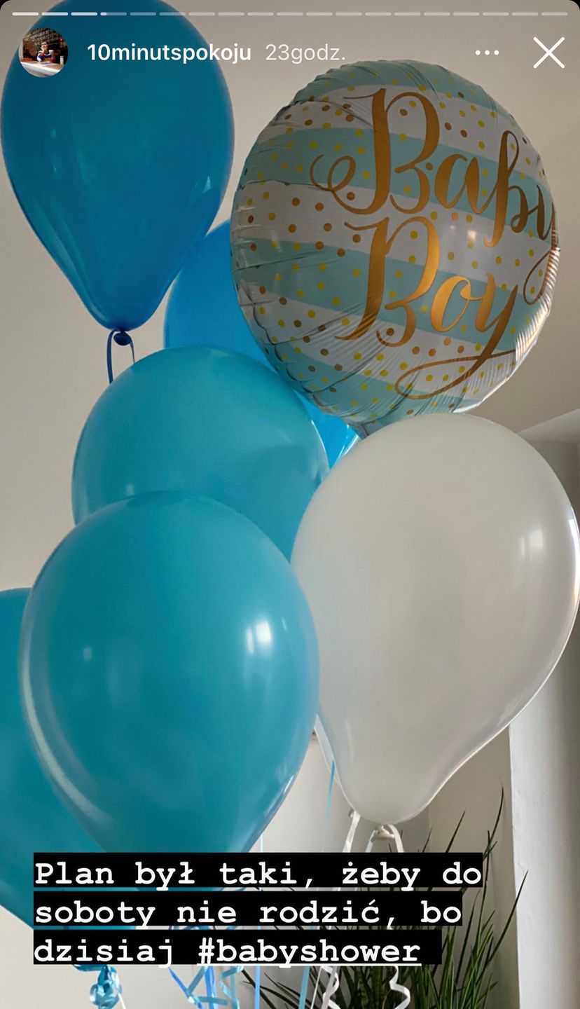 Justyna Kozłowska – baby shower