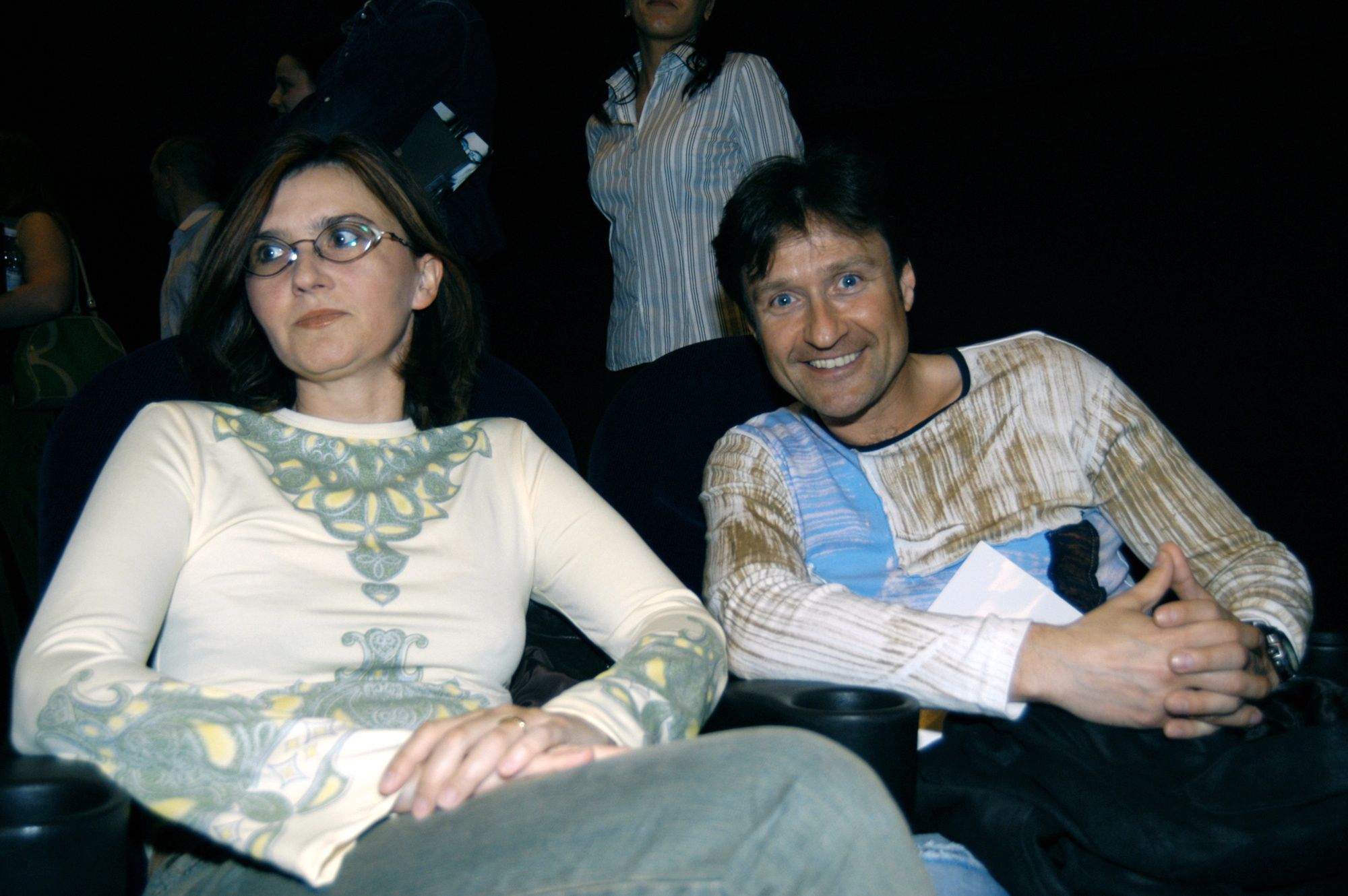 Jacek Kawalec z żoną, maj 2003
