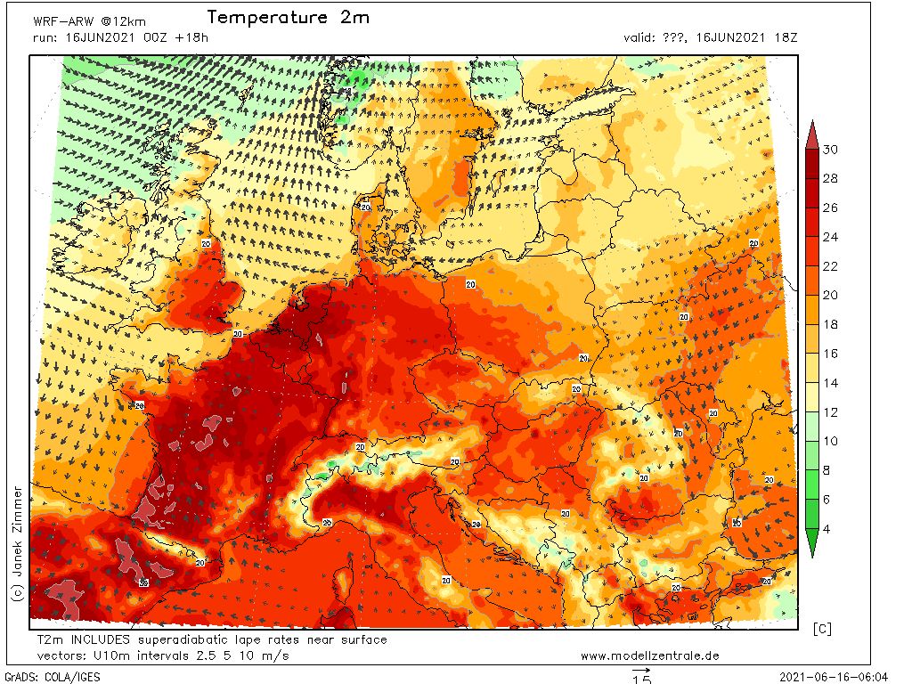 Europa w strefie upałów