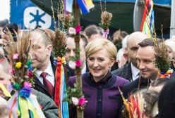 Agata Duda na uroczystości Niedzieli Palmowej