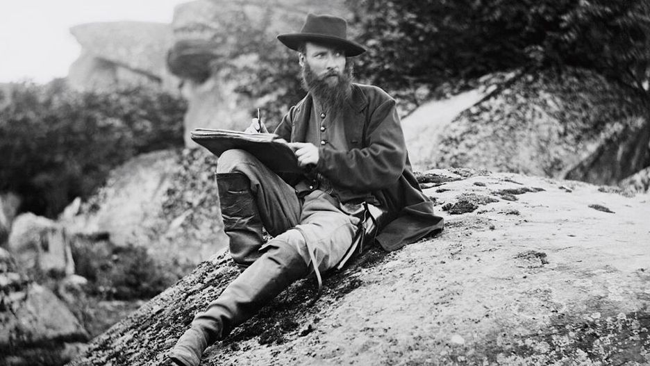 Timothy O'Sullivan i jeden z jego obrazów