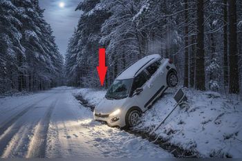 Pijany Brazylijczyk jechał w kierunku Zakopanego. Skończył w rowie