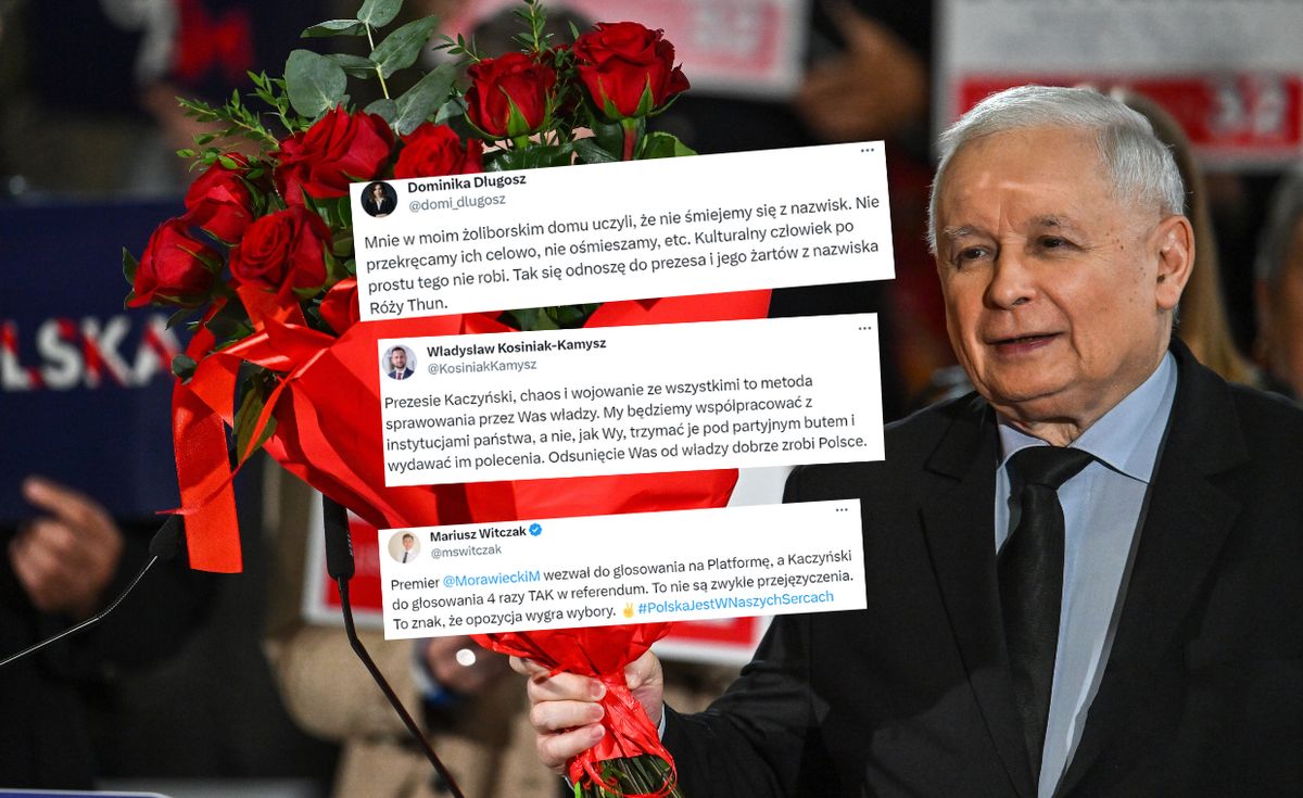 Krytyka po słowach Kaczyńskiego