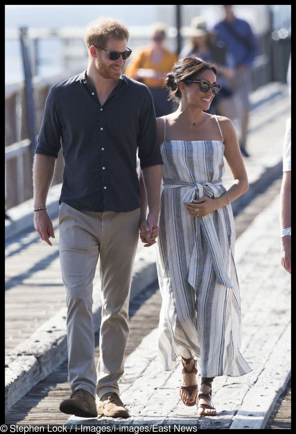 Meghan Markle w ciąży i książę Harry na królewskim tournee